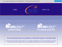 Tablet Screenshot of falconinnovations.com
